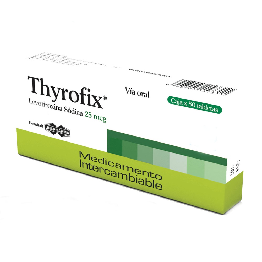 thyrofix-25-microgramos-comprimidos-efg-comprimido-25-microgramos