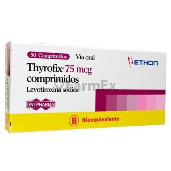 THYROFIX 75 microgramas comprimidos