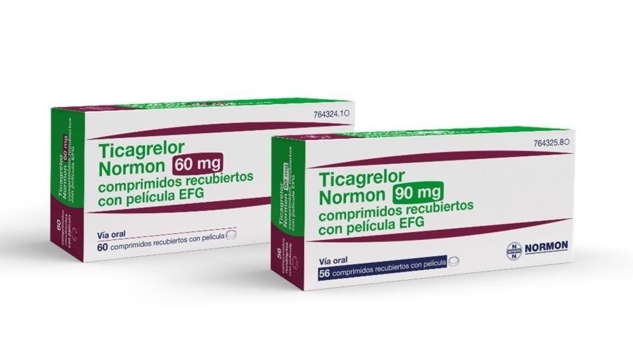 TICAGRELOR NORMOGEN 60 mg COMPRIMIDOS REVESTIDOS POR PELÍCULA