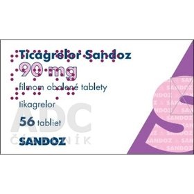 TICAGRELOR SANDOZ 90 mg COMPRIMIDOS REVESTIDOS POR PELÍCULA