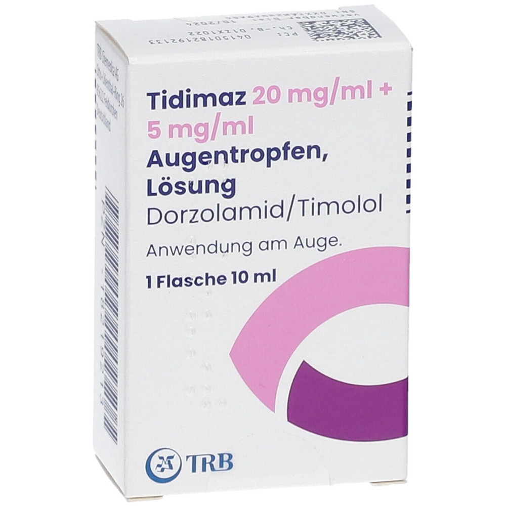 TIDIMAZ 20 mg/mL + 5 mg/mL Colírio em Solução
