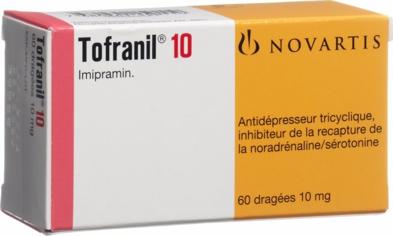TOFRANIL 10 mg COMPRIMIDOS REVESTIDOS