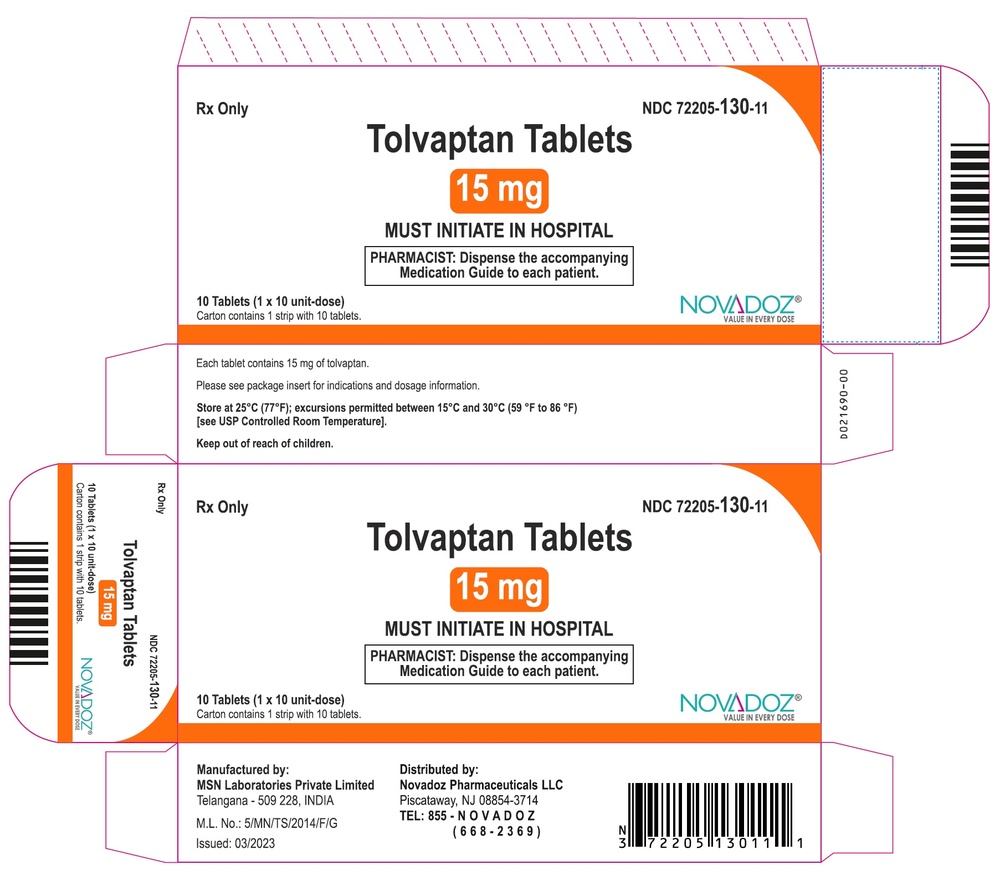 TOLVAPTAN ACCORD 15 mg COMPRIMIDOS
