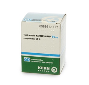 TOPIRAMATO KERN PHARMA 50 mg COMPRIMIDOS REVESTIDOS POR PELÍCULA