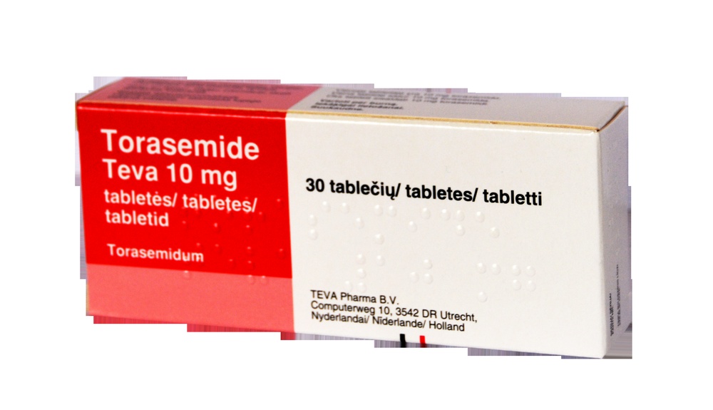 TORASEMIDA TEVA 10 mg COMPRIMIDOS