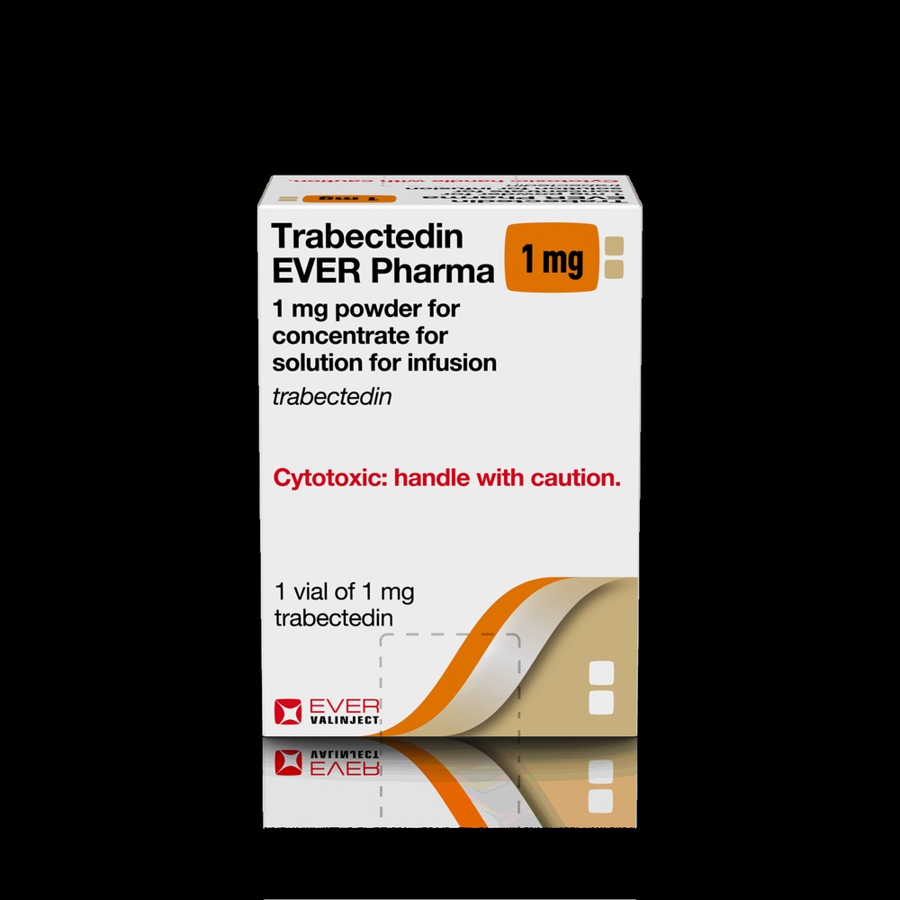 TRABECTEDINA EVER PHARMA 1 mg PÓ PARA CONCENTRADO PARA SOLUÇÃO PARA PERFUSÃO