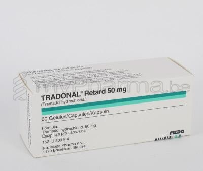 TRADONAL RETARD 50 mg CÁPSULAS DURAS DE LIBERTAÇÃO PROLONGADA