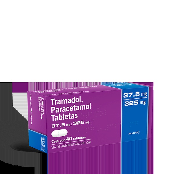 TRAMADOL/PARACETAMOL ALMUS 37,5 mg/325 mg COMPRIMIDOS REVESTIDOS POR PELÍCULA