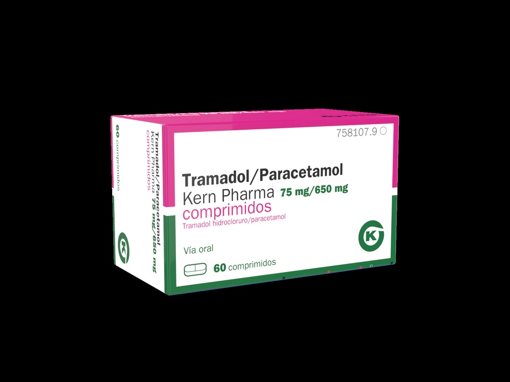 TRAMADOL/PARACETAMOL KERN PHARMA 75 mg/650 mg COMPRIMIDOS