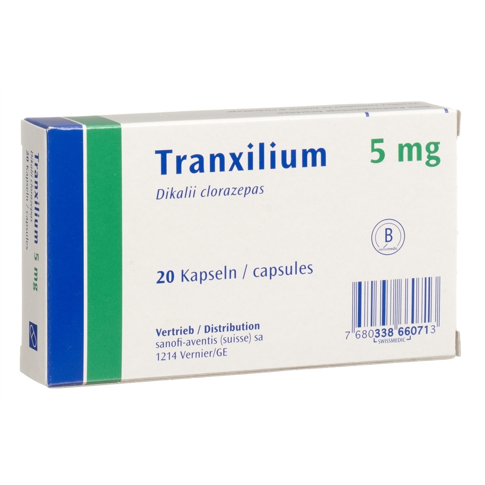 TRANXILIUM 5 mg CÁPSULAS DURAS