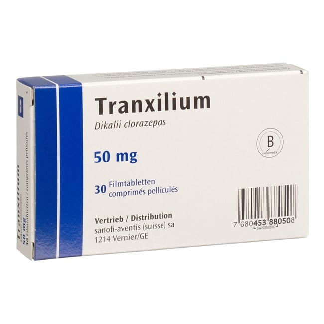 TRANXILIUM 50 mg COMPRIMIDOS REVESTIDOS POR PELÍCULA