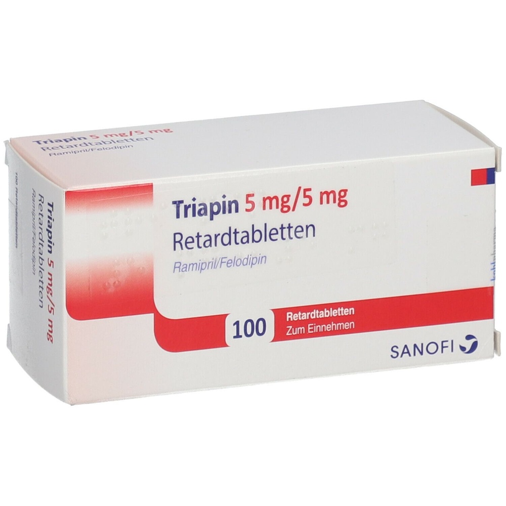 TRIAPIN 5 mg/5 mg COMPRIMIDOS DE LIBERTAÇÃO PROLONGADA