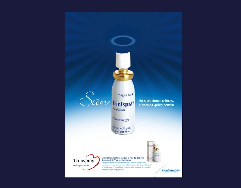 TRINISPRAY 0,4 mg / 0,05 ml SOLUÇÃO PARA PULVERIZAÇÃO SUBLINGUAL