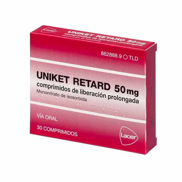 UNIKET RETARD 50 mg COMPRIMIDOS DE LIBERTAÇÃO PROLONGADA