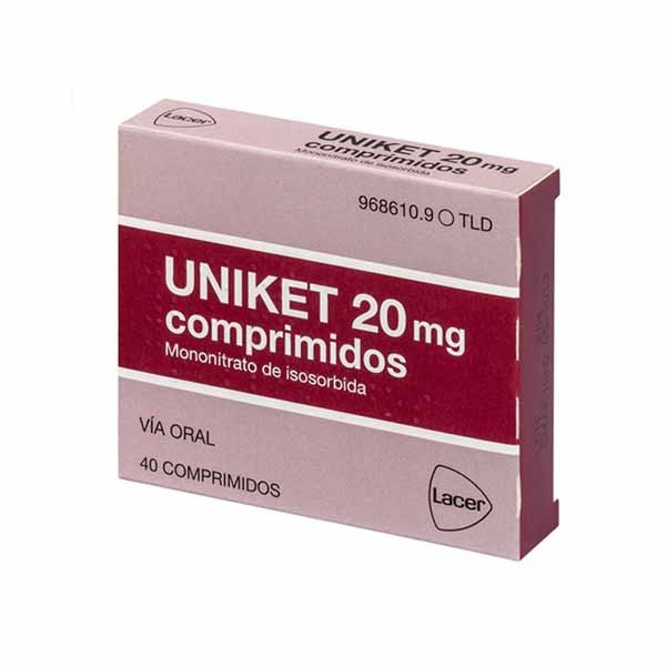UNIKET 20 mg COMPRIMIDOS