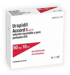 URAPIDIL ACCORD 5 mg/ml SOLUÇÃO INJETÁVEL E PARA PERFUSÃO