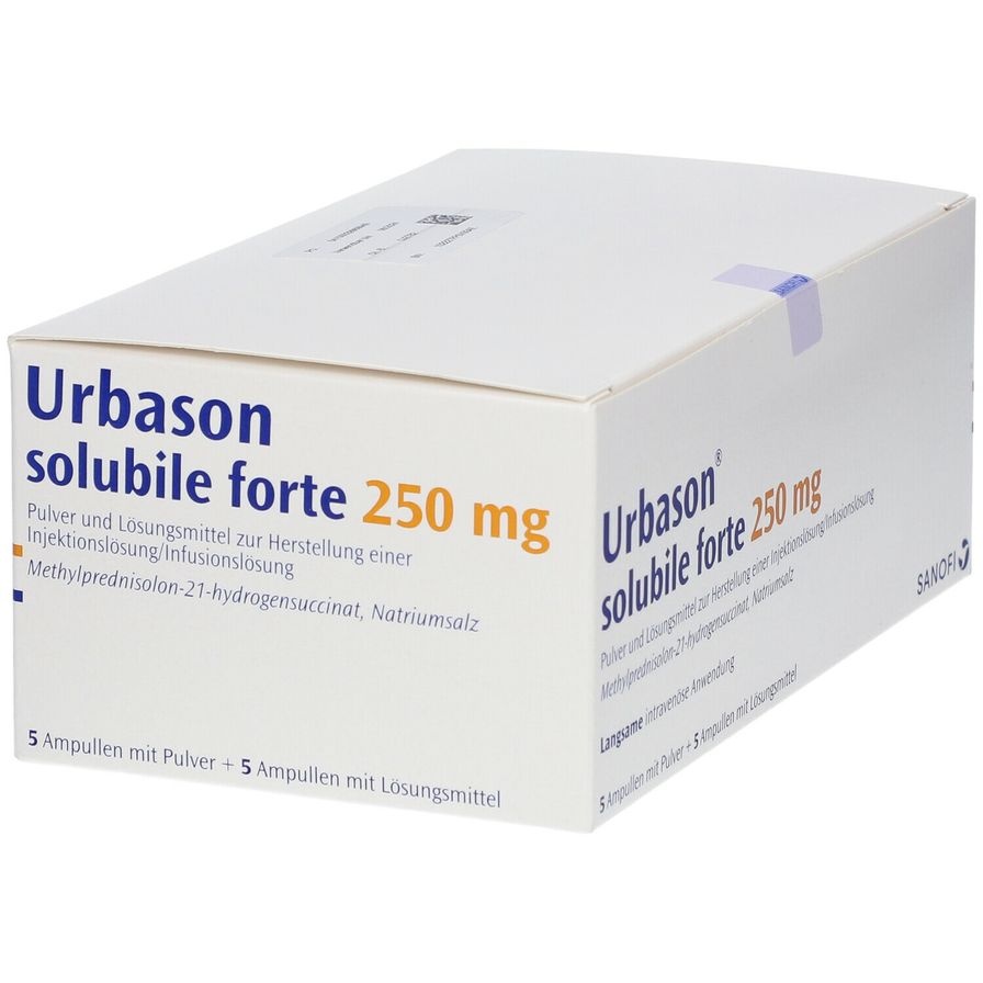 URBASON 250 mg PÓ E SOLVENTE PARA SOLUÇÃO INJETÁVEL OU PARA PERFUSÃO