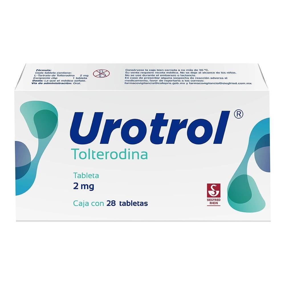 UROTROL 2 mg COMPRIMIDOS REVESTIDOS POR PELÍCULA