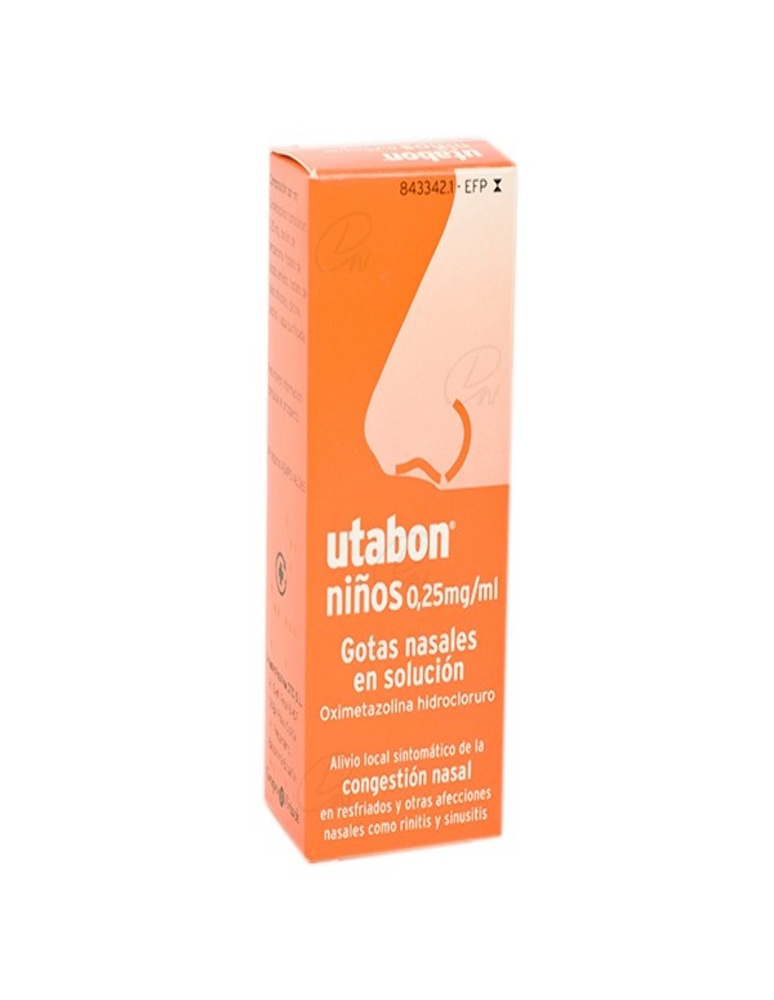 UTABON NIÑOS 0,25 mg/ml GOTAS NASAIS EM SOLUÇÃO