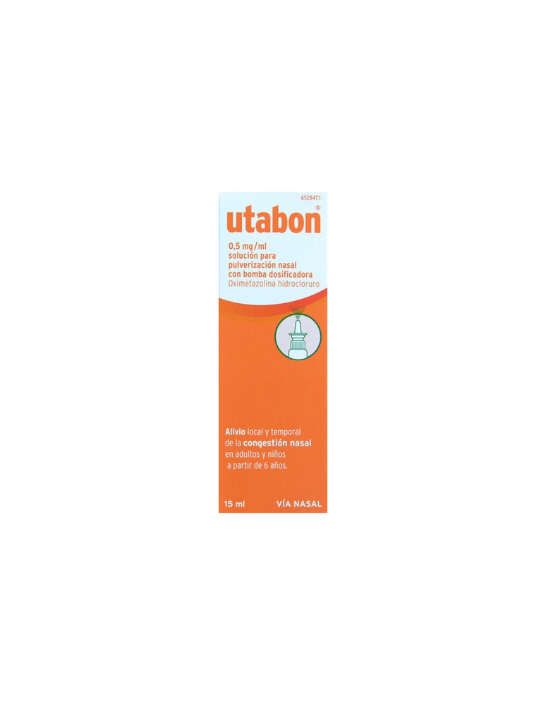 UTABON 0,5 mg/ml SOLUÇÃO PARA PULVERIZAÇÃO NASAL COM BOMBA DOSIFICADORA