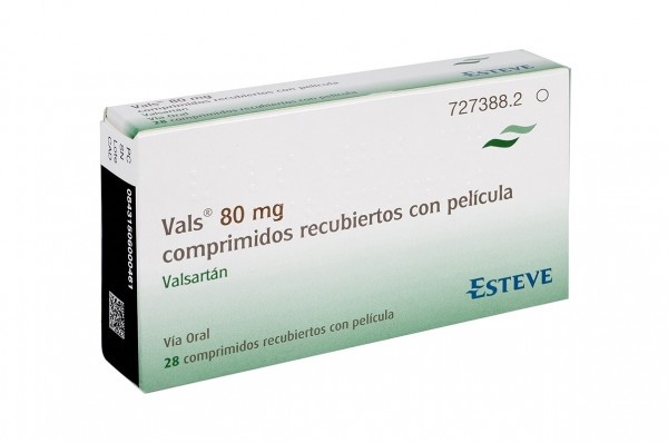 VALSARTAN SUN 80 mg COMPRIMIDOS REVESTIDOS POR PELÍCULA