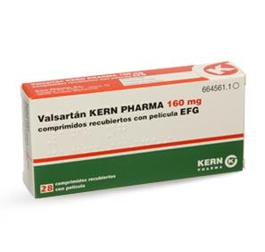 VALSARTAN/HIDROCLOROTIAZIDA KERN PHARMA 160 mg/12,5 mg COMPRIMIDOS REVESTIDOS POR PELÍCULA