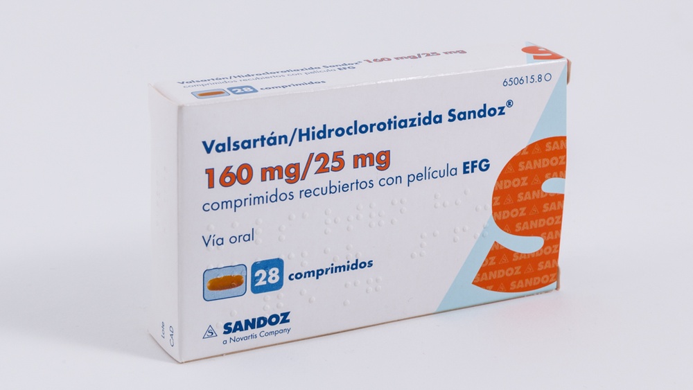 VALSARTAN/HIDROCLOROTIAZIDA PHARMA COMBIX 160 mg/25 mg COMPRIMIDOS REVESTIDOS POR PELÍCULA