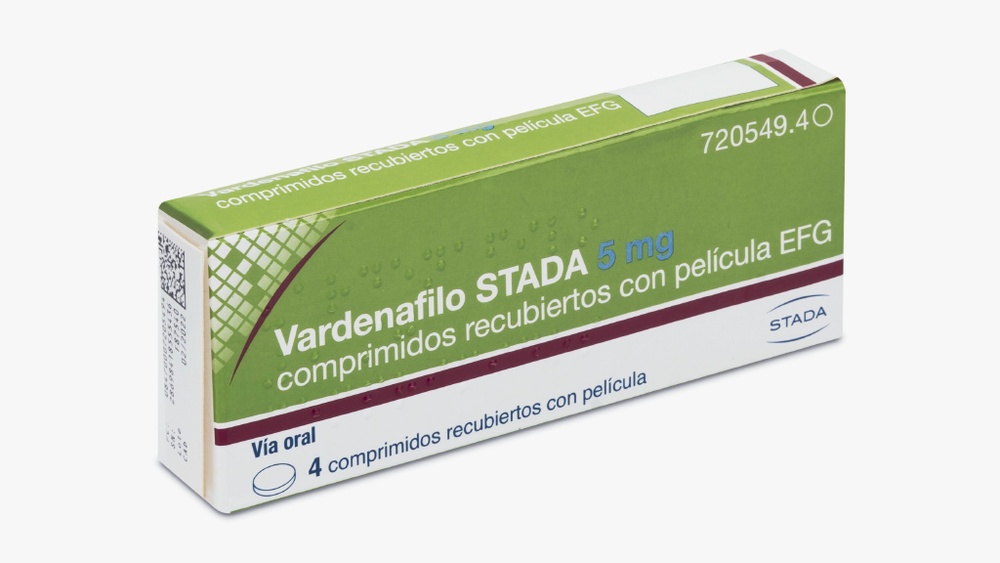 VARDENAFILO PENSA 5 mg COMPRIMIDOS REVESTIDOS POR PELÍCULA