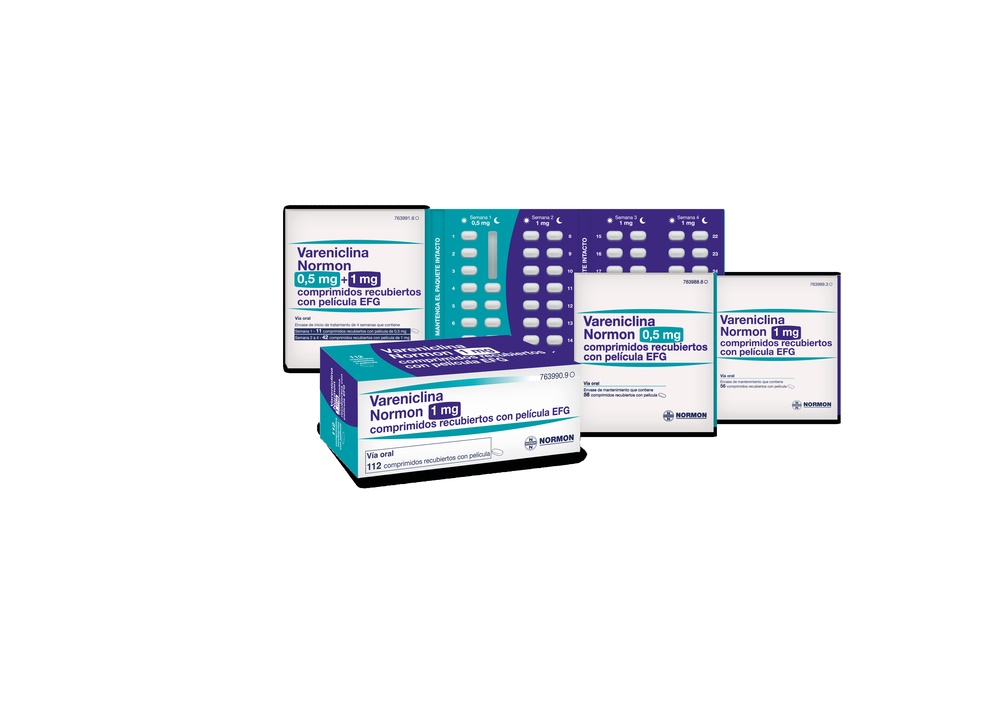 VARENICLINA NORMON 1 mg COMPRIMIDOS REVESTIDOS POR PELÍCULA