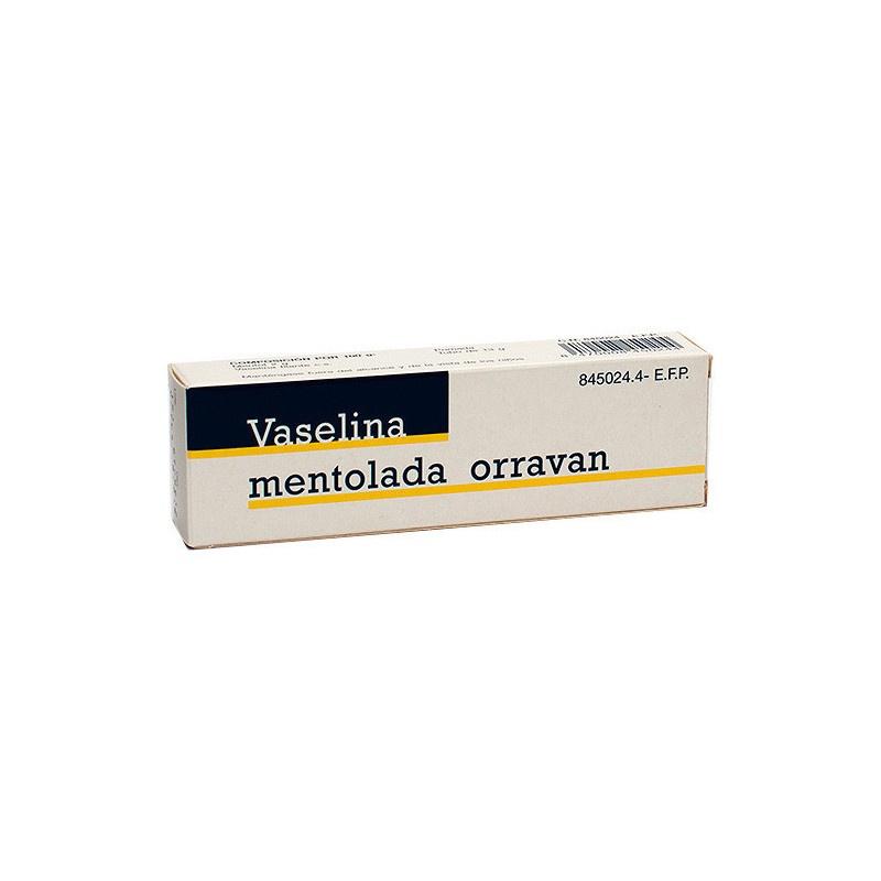 VASELINA MENTOLADA ORRAVAN 20 mg/g POMADA