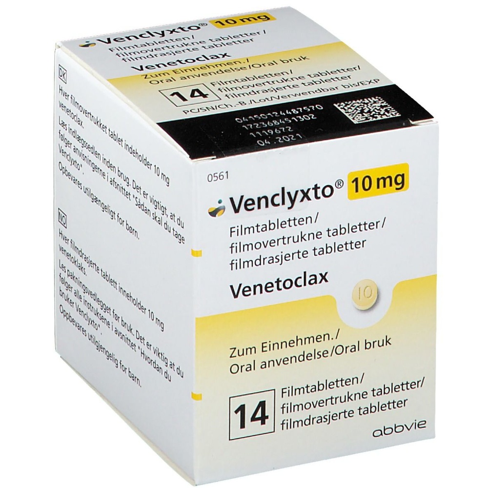 VENCLYXTO 10 mg COMPRIMIDOS REVESTIDOS POR PELÍCULA