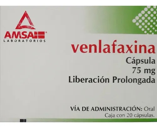 VENLAFAXINA BLUEFISH 75 mg CÁPSULAS DE LIBERTAÇÃO PROLONGADA