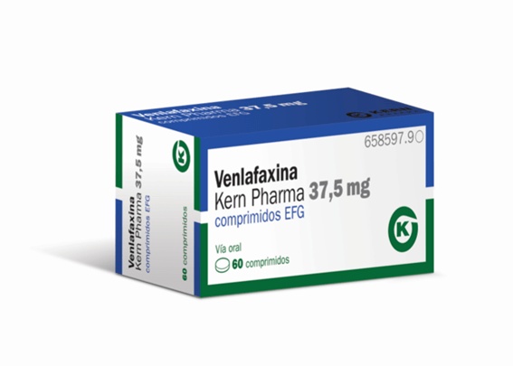 VENLAFAXINA KERN PHARMA 37,5 mg COMPRIMIDOS