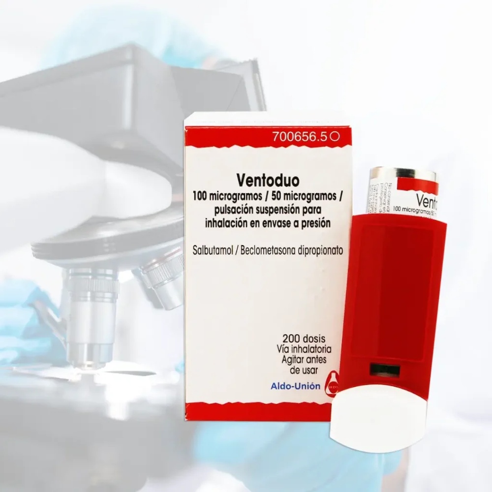 VENTODUO 100 microgramas/50 microgramas/ativação suspensão para inalação em embalagem pressurizada