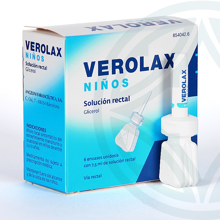 VEROLAX NIÑOS SOLUÇÃO RETAL