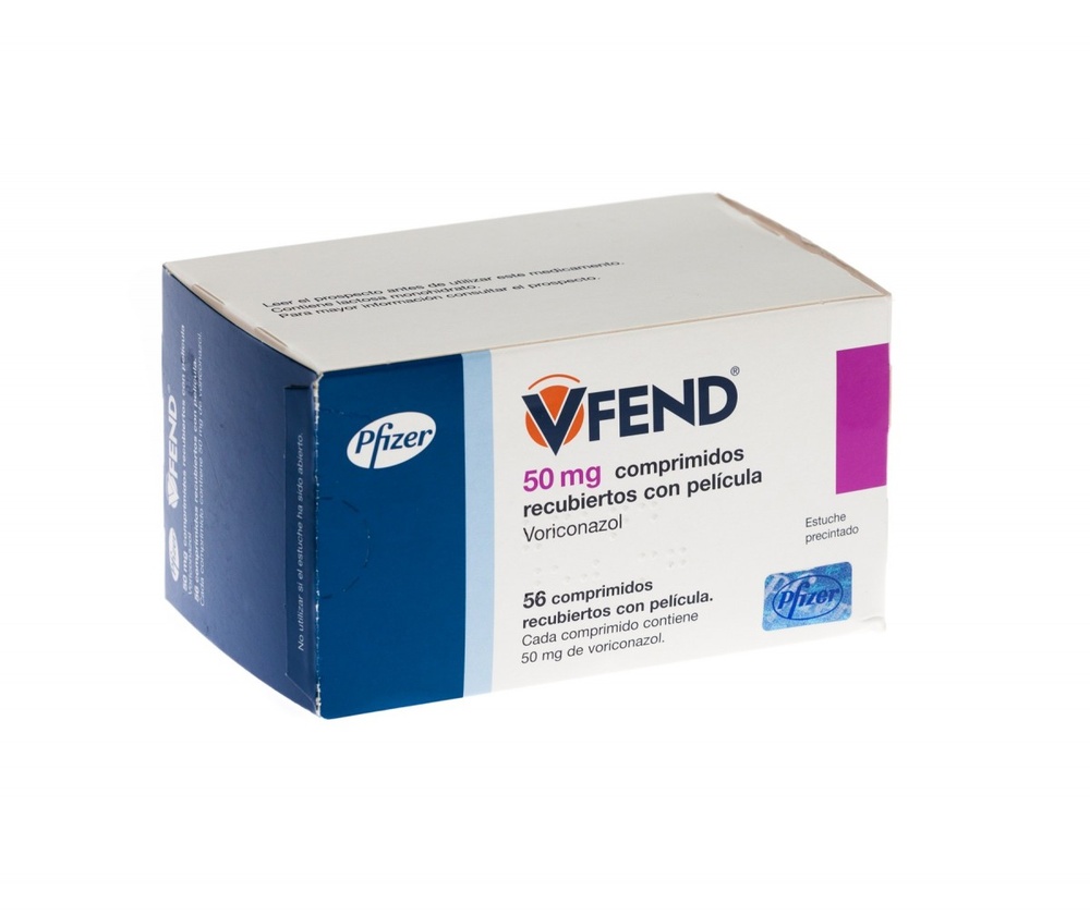 VFEND 50 mg COMPRIMIDOS REVESTIDOS POR PELÍCULA