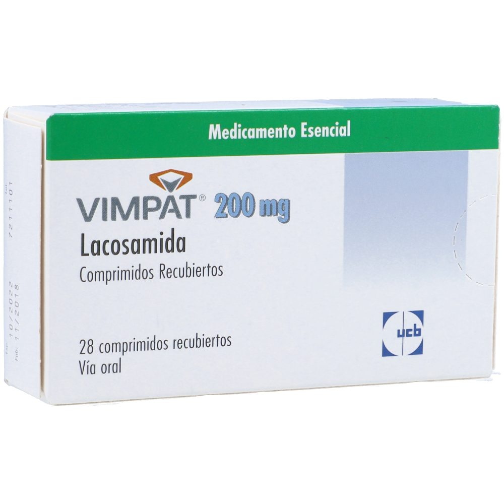 VIMPAT 200 mg COMPRIMIDOS REVESTIDOS POR PELÍCULA