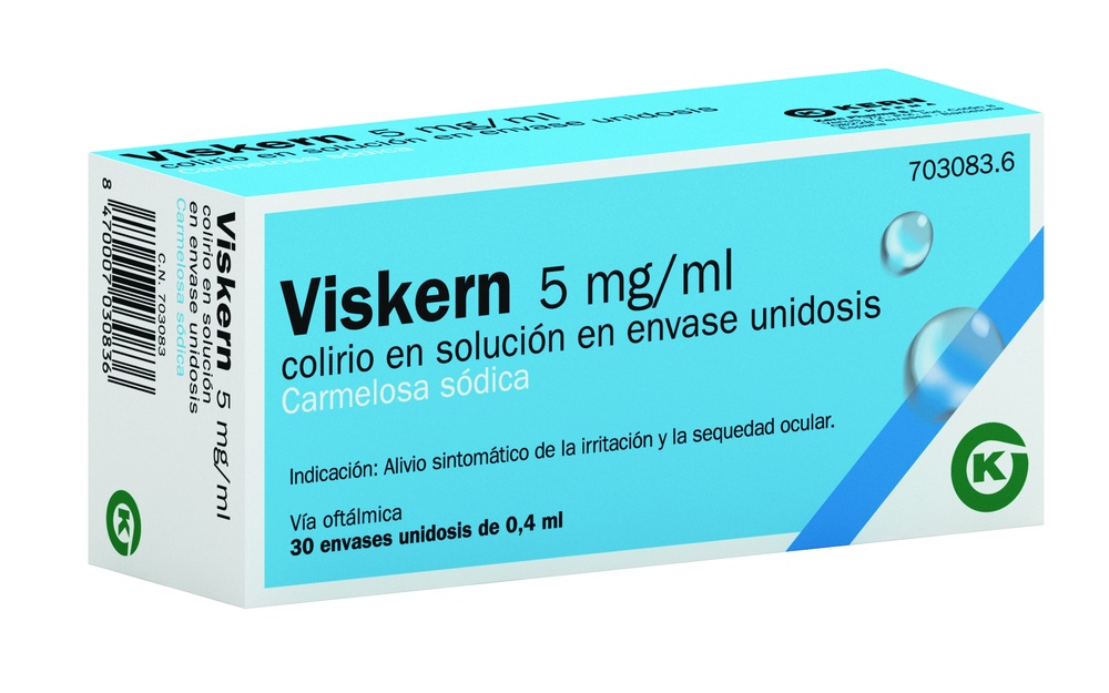 ViSKERN 5 mg/ml COLÍRIO EM SOLUÇÃO EM EMBALAGEM UNIDOSE