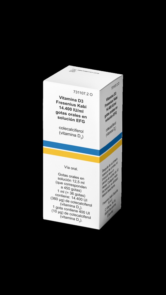 VITAMINA D3 FRESENIUS KABI 14.400 UI/ML GOTAS ORAIS EM SOLUÇÃO