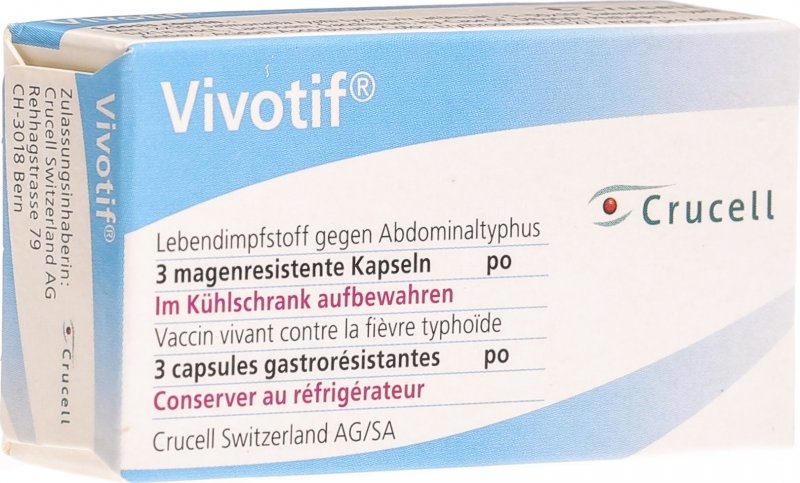 VIVOTIF Cápsulas Duras Gastrorresistentes