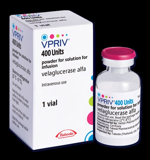 VPRIV 400 unidades pó para solução para perfusão