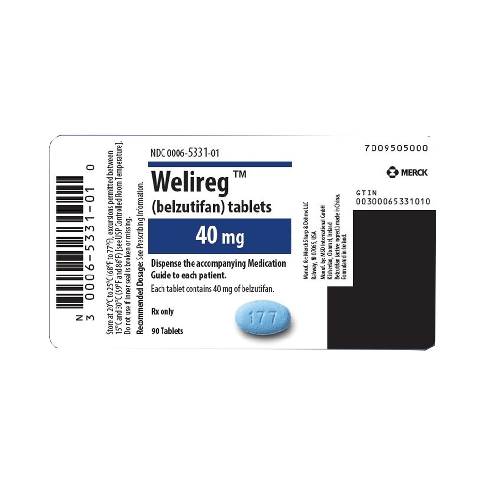 WELIREG 40 mg COMPRIMIDOS REVESTIDOS POR PELÍCULA