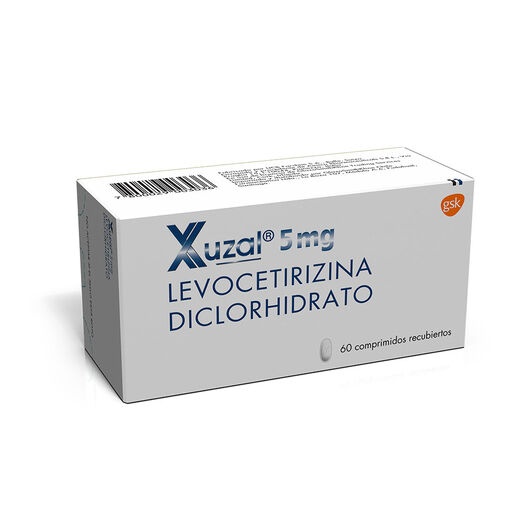 XAZAL 5 mg COMPRIMIDOS REVESTIDOS POR PELÍCULA