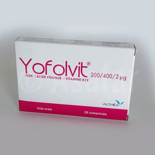 YOFOLVIT 200/400/2 microgramas COMPRIMIDOS