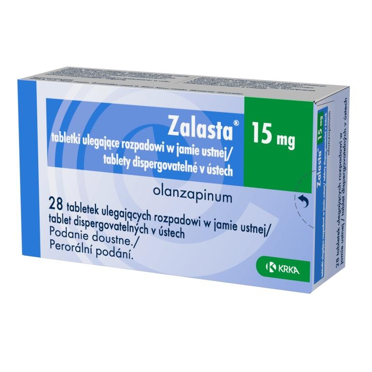 ZALASTA 15 mg COMPRIMIDOS ORODISPERSÍVEIS