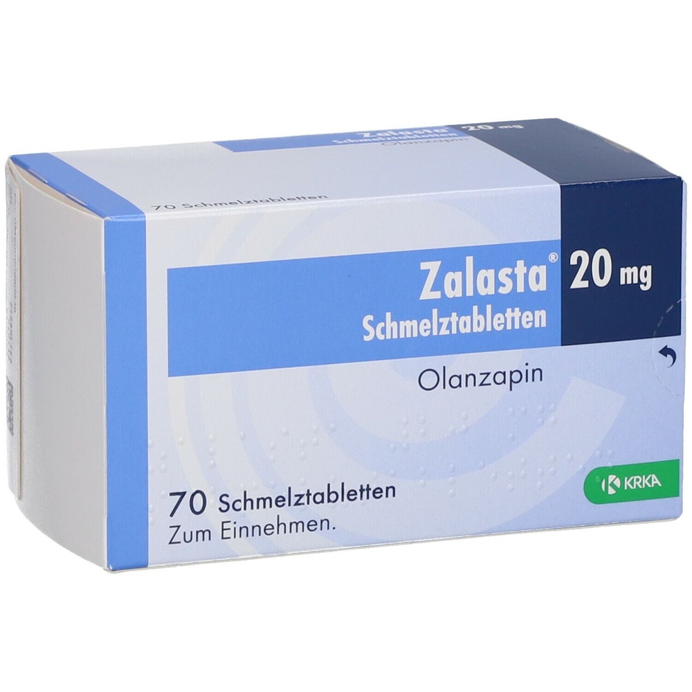 ZALASTA 20 mg COMPRIMIDOS ORODISPERSÍVEIS