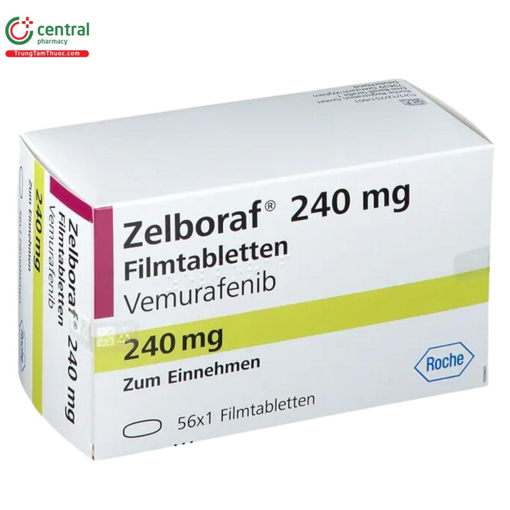ZELBORAF 240 mg COMPRIMIDOS REVESTIDOS POR PELÍCULA