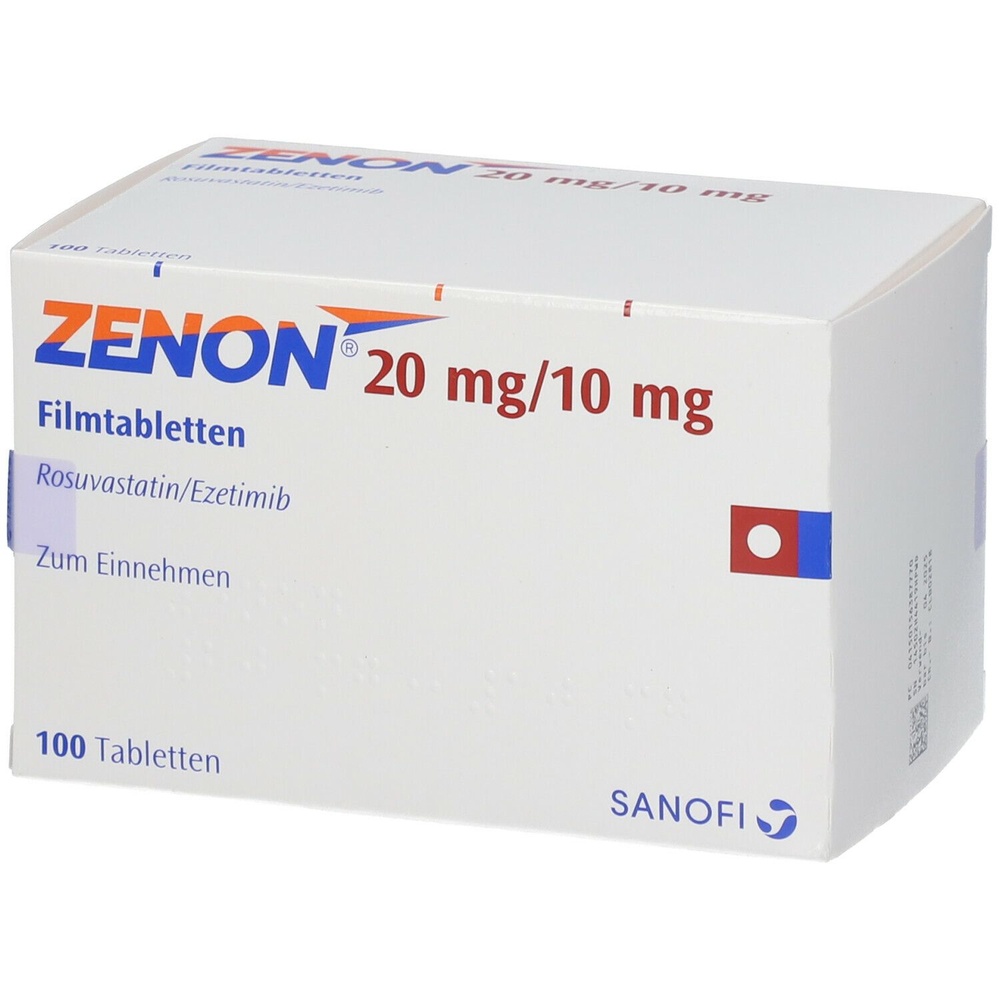 ZENON 20 MG/10 MG COMPRIMIDOS REVESTIDOS POR PELÍCULA