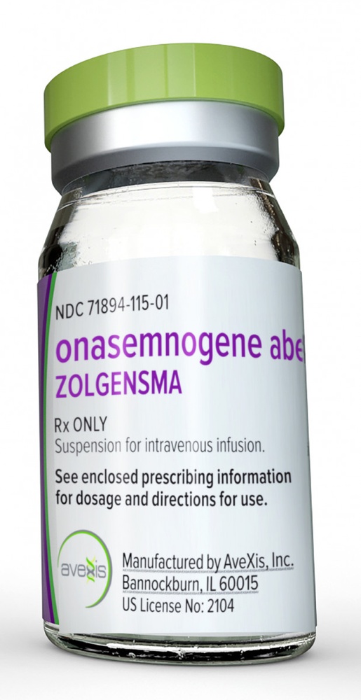 ZOLGENSMA 2 x 10^13 GENOMAS VETORIAIS/ML SOLUÇÃO PARA PERFUSÃO