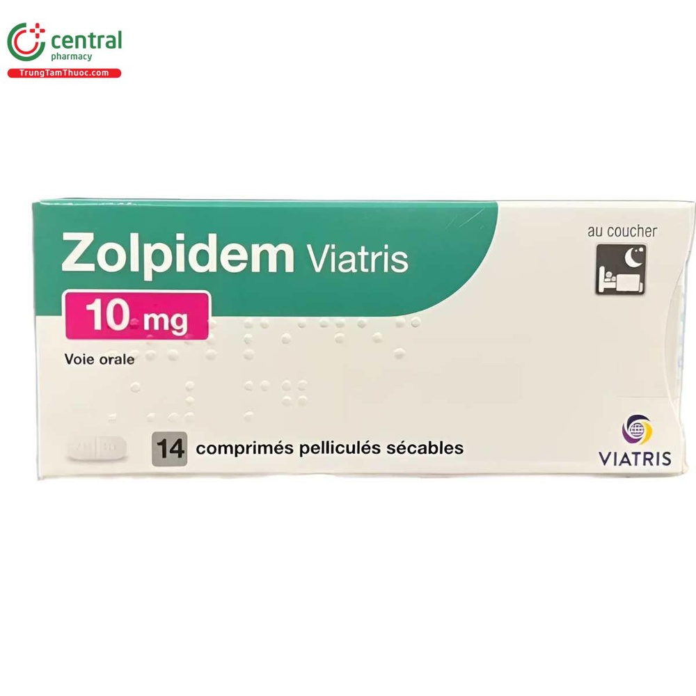ZOLPIDEM VIATRIS 10 mg COMPRIMIDOS REVESTIDOS POR PELÍCULA